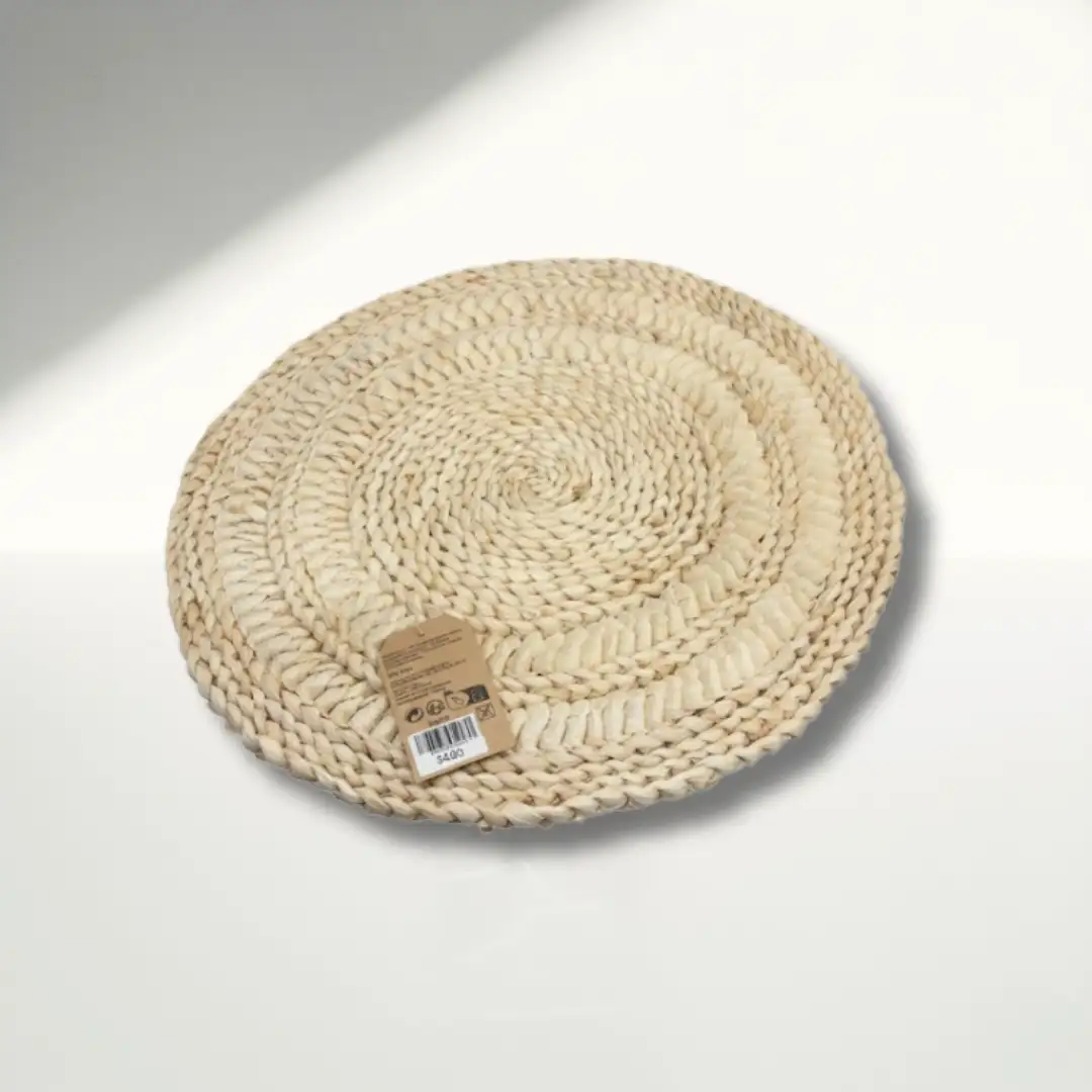 Set de table beige en jute